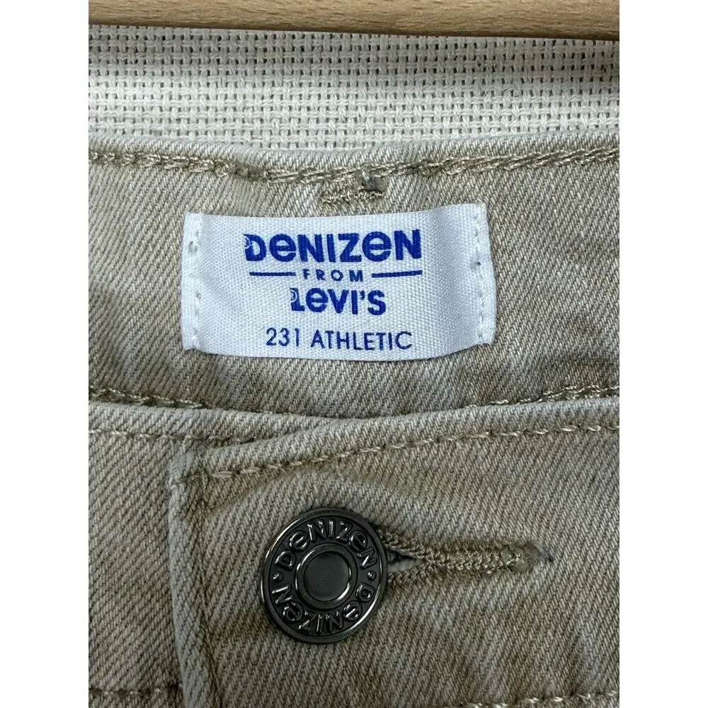 Denizen‎ from Levi's Men's Jeans Khaki 38x25 Athletic Fit 231 Denim Stretch READ